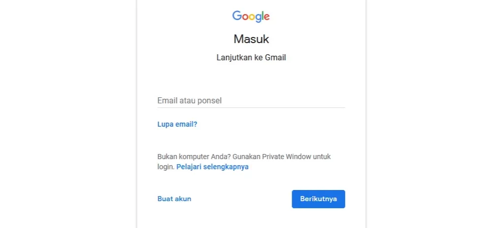feature sign in gmail